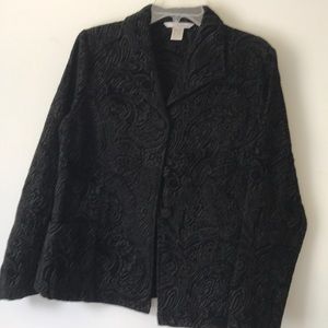 Black textured jacket